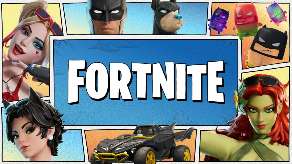 DC Fortnite Summer Collab Wallpaper