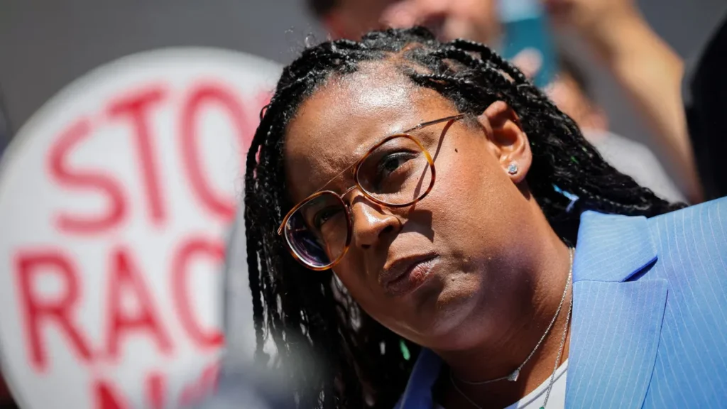 Pregnant congresswoman facing 17 years for jail confrontation gets her day in court