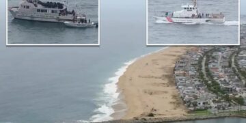 Desperate search underway for missing swimmer in Newport Beach