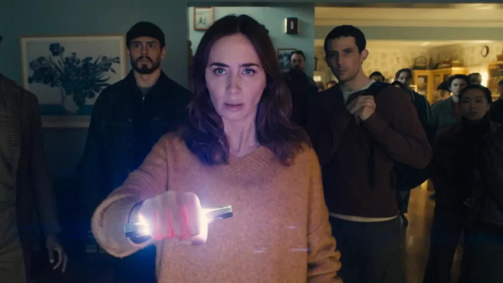 Emily Blunt and Josh O'Connor in
