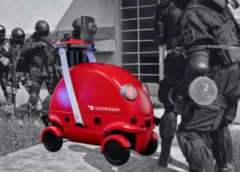 A DoorDash Delivery Robot Wandered Into an Active SWAT Scene and Refused to Leave