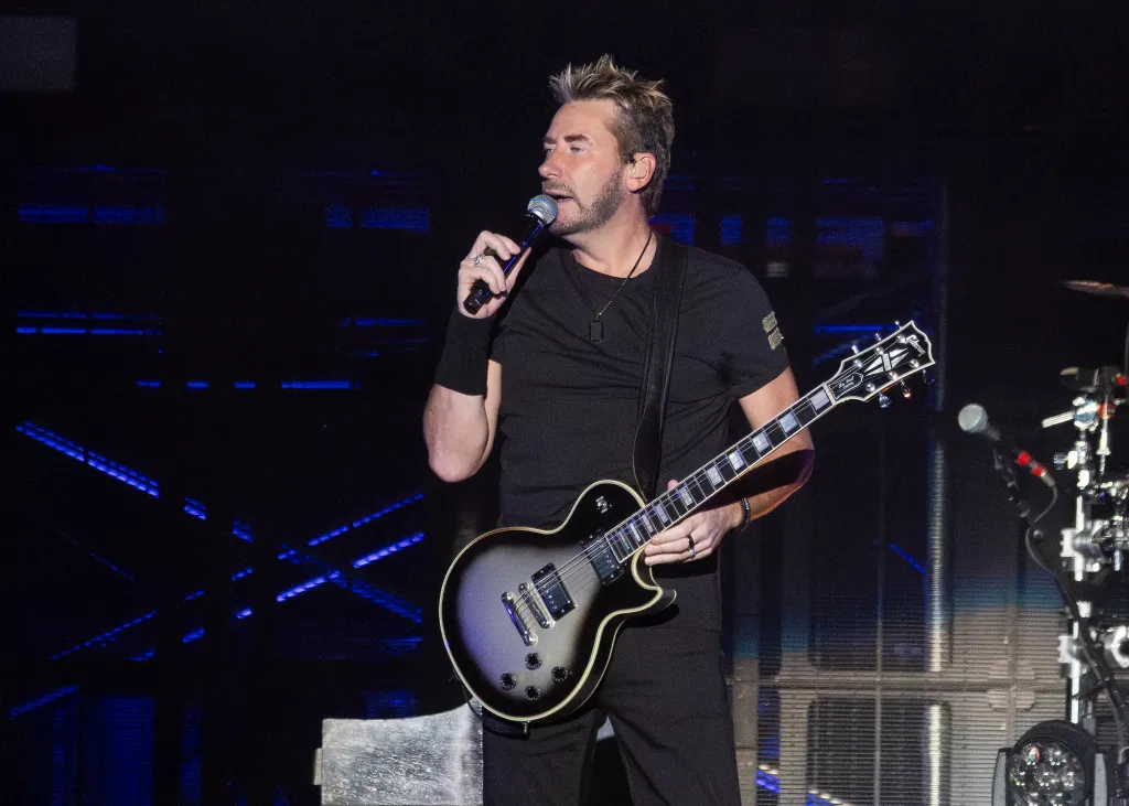 Chad Kroeger of Nickelback performs on Day 1 of Festival d'été de Québec.