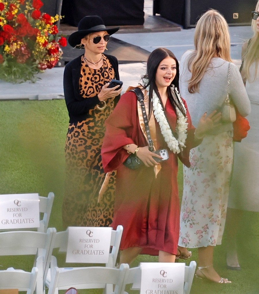Nicole Richie and Kate Richie Madden at Kate's high school graduation.