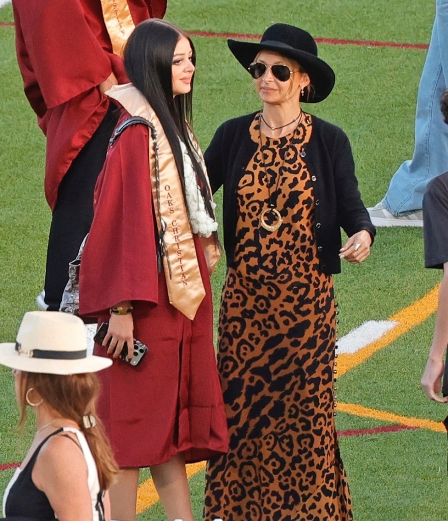 Nicole Richie and Kate Richie Madden at Kate's high school graduation.