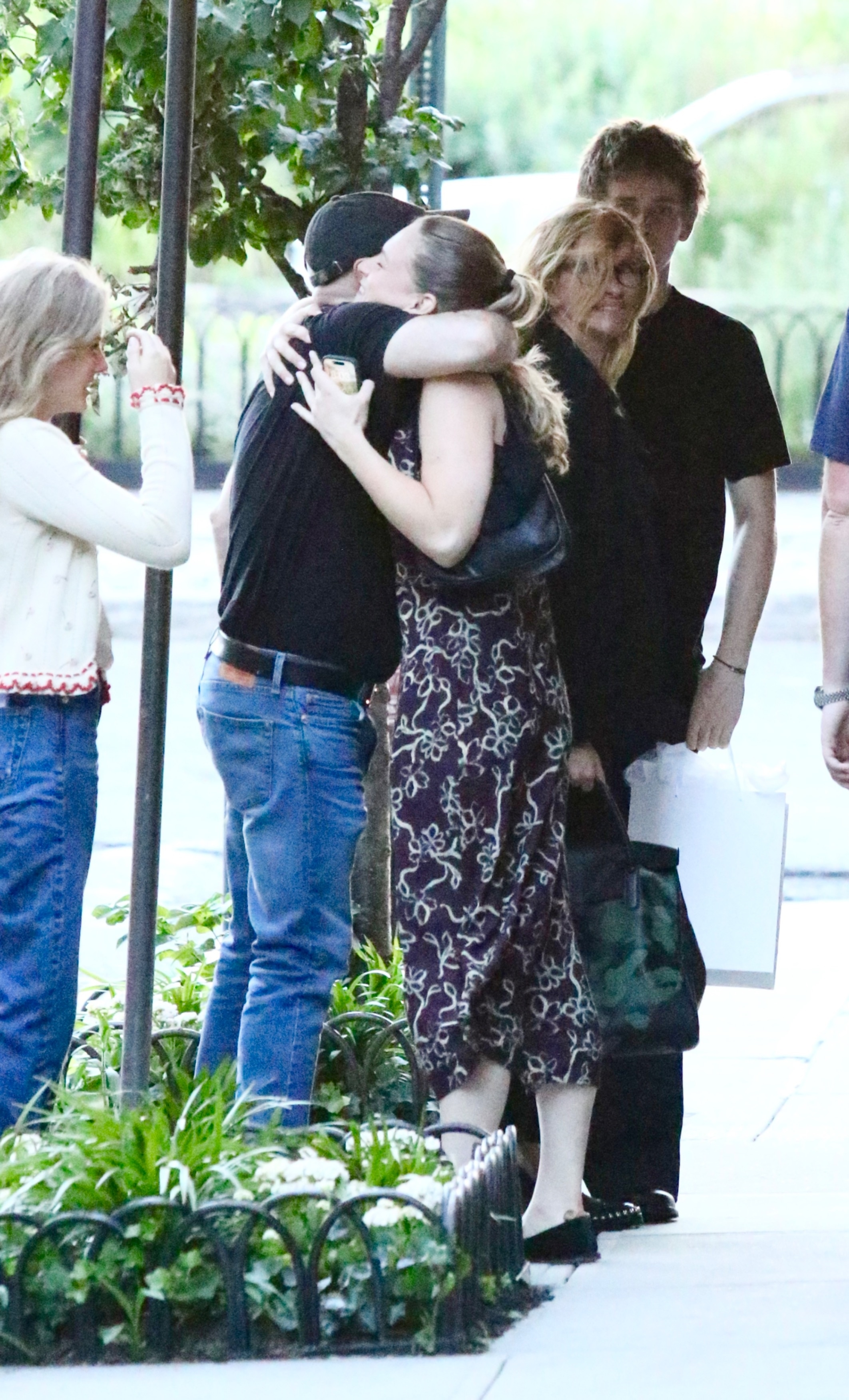 Julia Roberts hugging her son Henry.