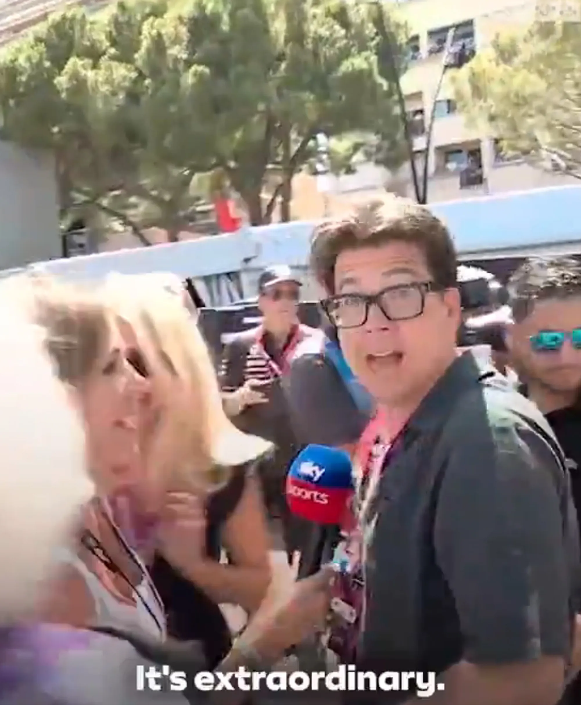 UK presenter Holly Willoughby and comedian Michael McIntyre at Monaco Grand Prix 2026
