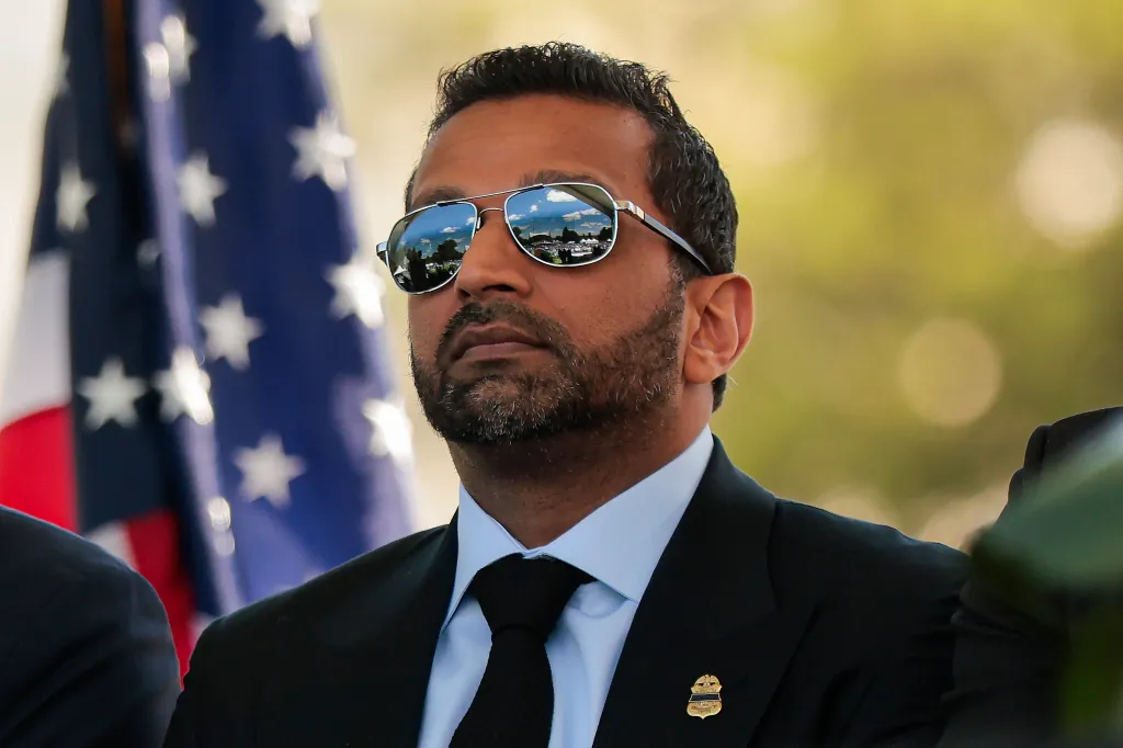 Federal Bureau of Investigation Director Kash Patel attending the National Peace Officer's Memorial Service.