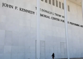 Trump’s name erased from online logo for Kennedy Center
