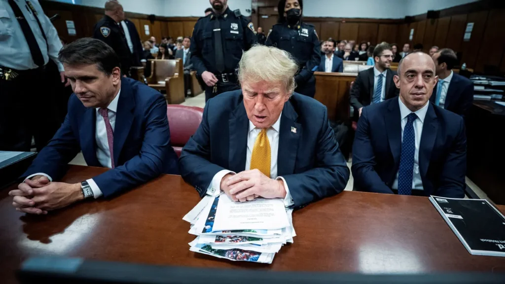 Trump lawyers pitch fit as he’s asked to prove ‘financial harm’ in libel claim: report