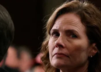 Justice Amy Coney Barrett might have hinted at how she’ll swing on Trump’s legal battles