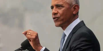 Barack Obama rebukes Trump at the Obama Presidential Center opening ceremony
