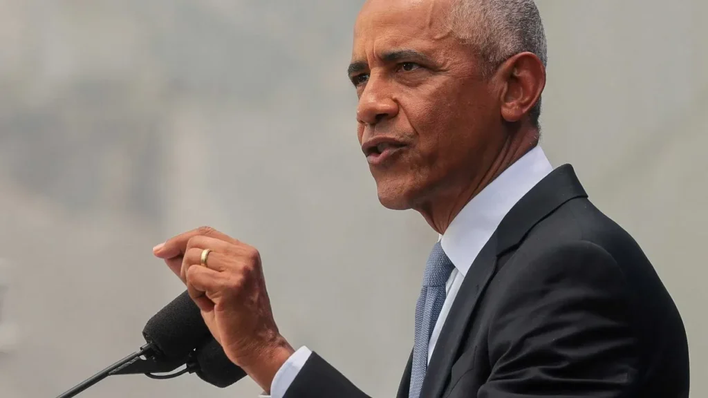 Barack Obama rebukes Trump at the Obama Presidential Center opening ceremony