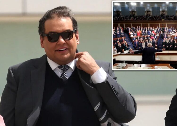 DOJ probing George Santos over insider trading after ex-rep’s alleged Kalshi bets on his own appearance at Trump address: report