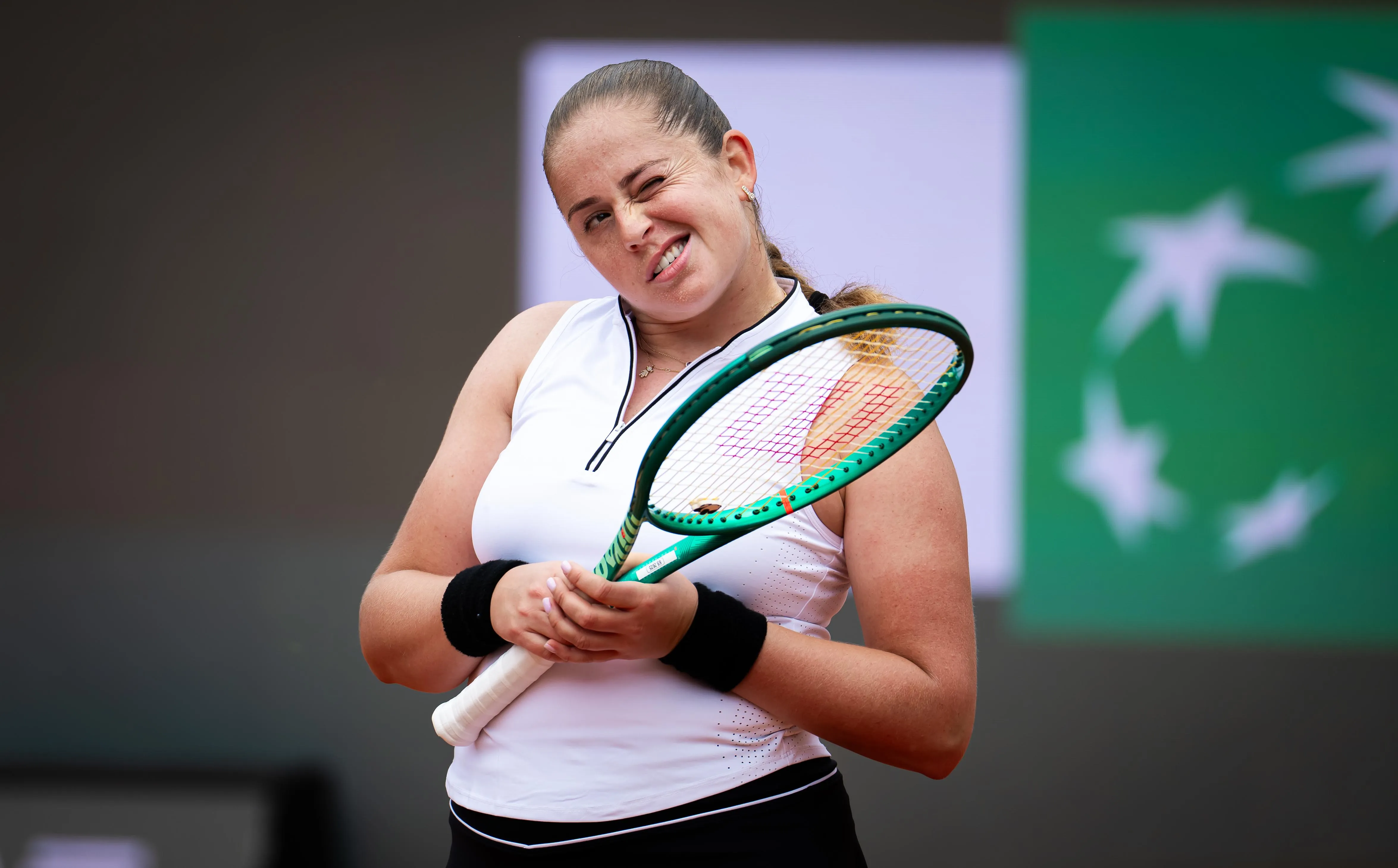 A picture of tennis player Jelena Ostapenko