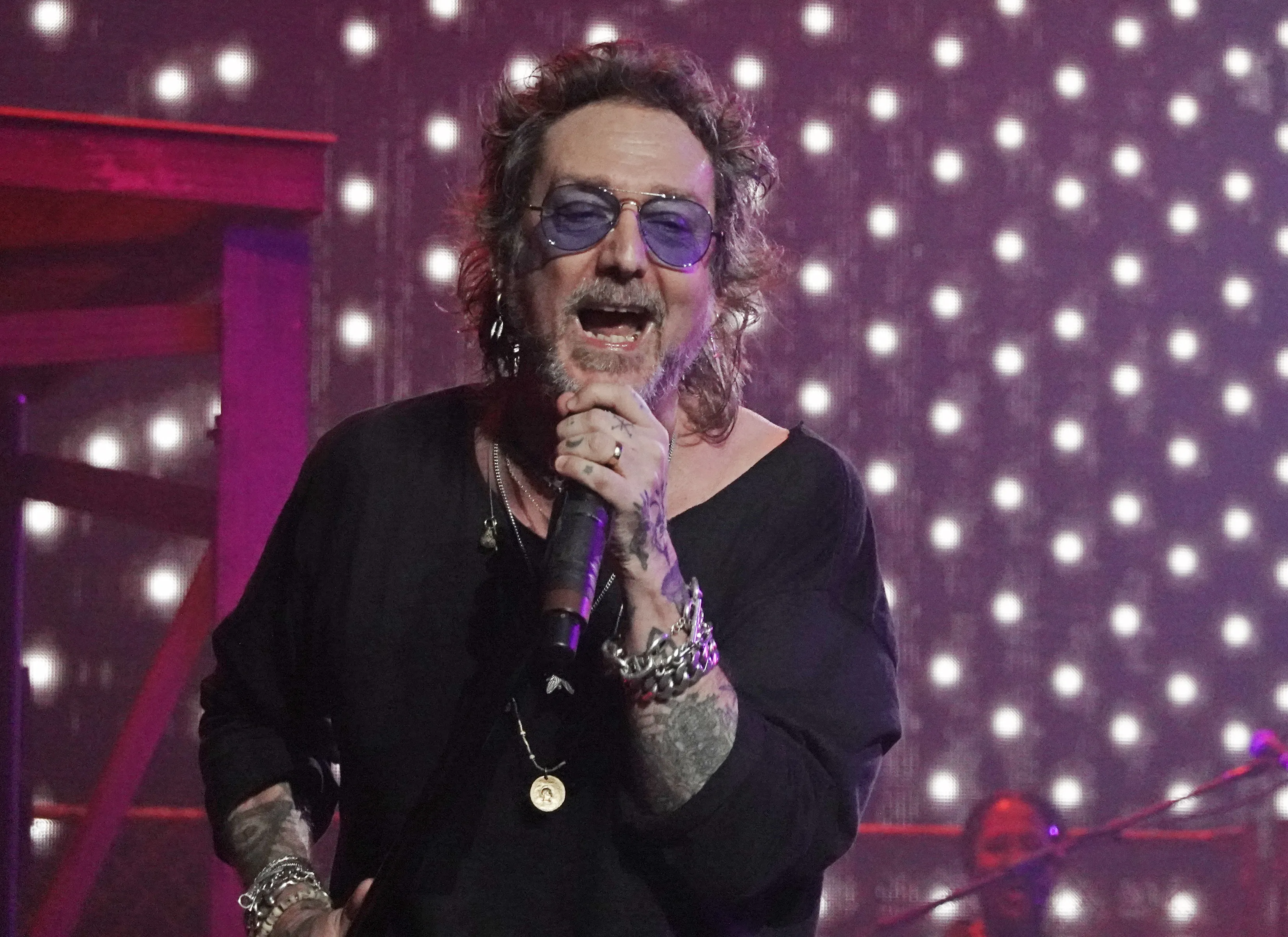 Robinson performing with the Black Crowes during their Southern Hospitality Tour at Hard Rock Live held at the Seminole Hard Rock Hotel & Casino on May 30, 2026 in Hollywood, Florida.