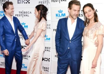 Joshua Jackson gushes over ‘precious’ relationship with Katie Holmes as they hold hands on red carpet