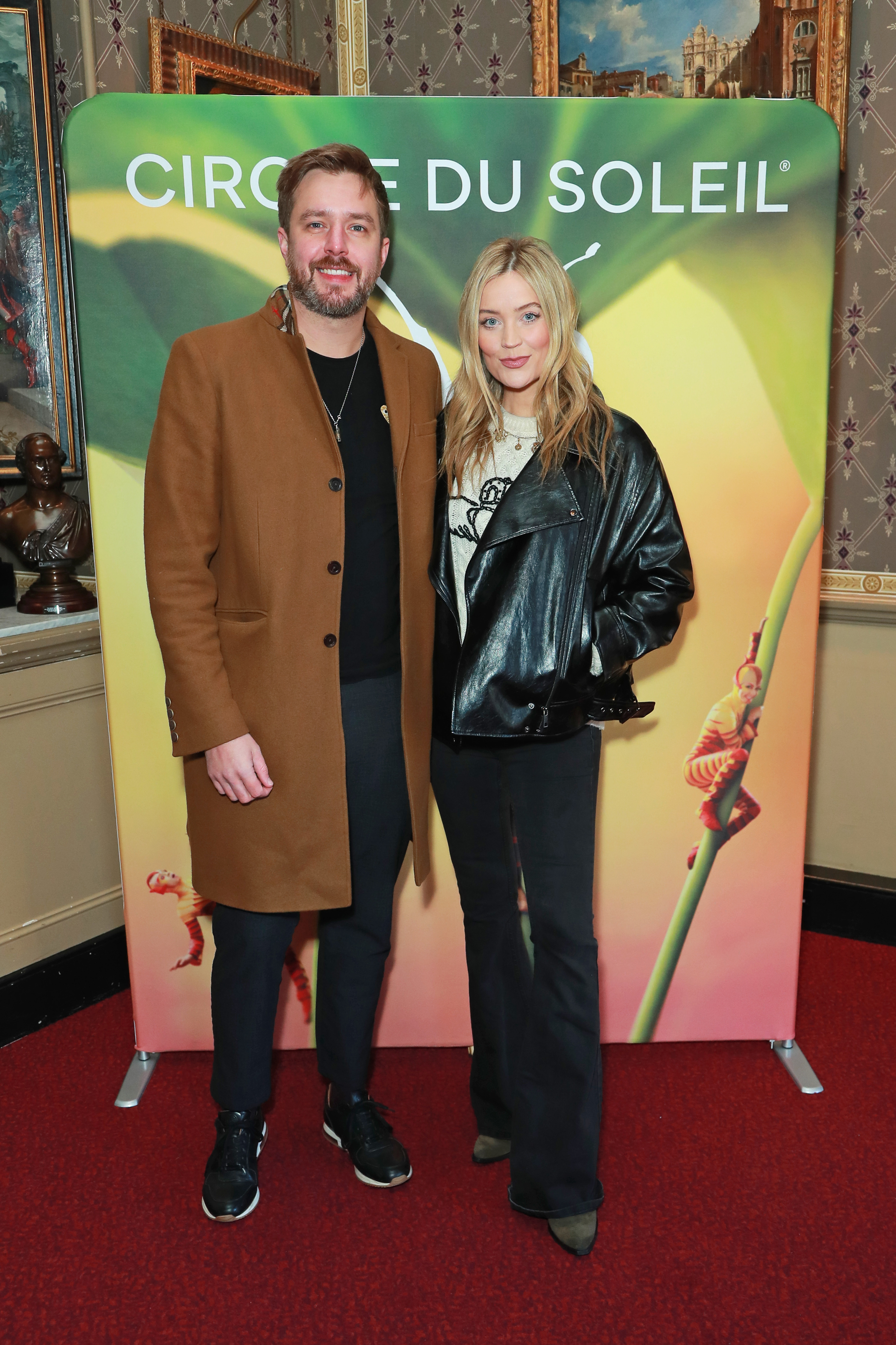 Iain Stirling and Laura Whitmore, pictured at Cirque du Soleil's