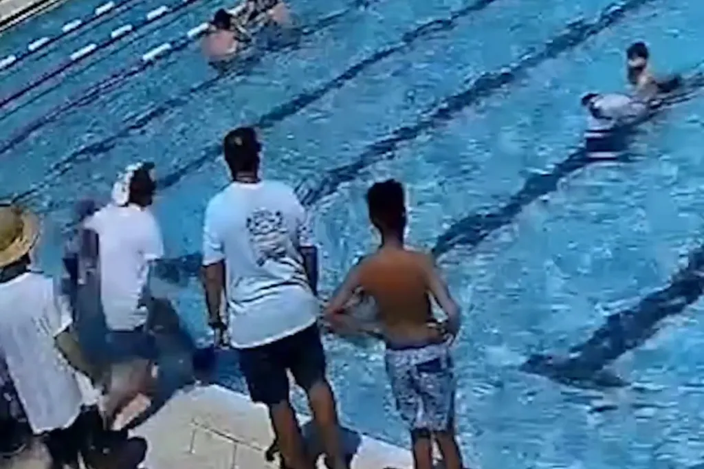 Gregory Simmonds was at a community pool in Pasco County on Florida’s Gulf Coast when he noticed a young child floating unconscious in the water.