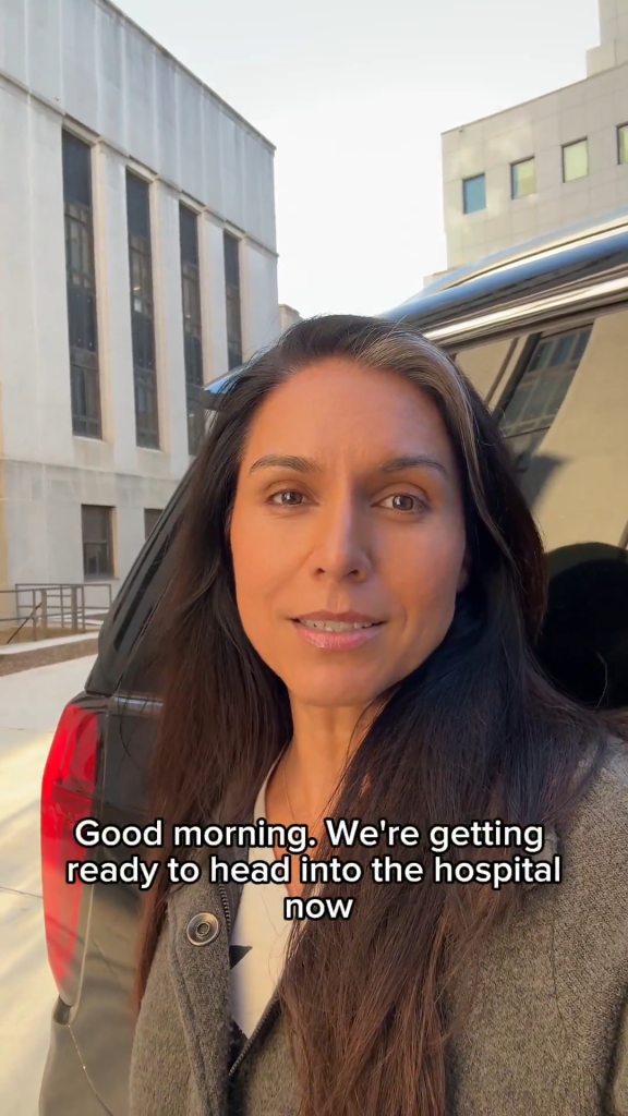 Gabbard, in a heartfelt X post Thursday, revealed her husband Abraham Williams is recovering at home after undergoing nearly seven hours of surgery for what she described as a 