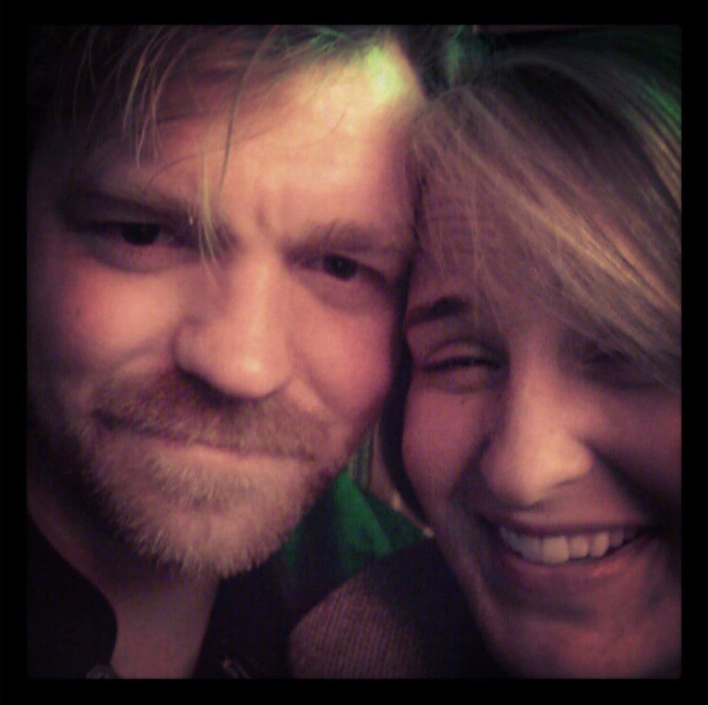 Lyndsey Fifield and Graham Platner smiling together.