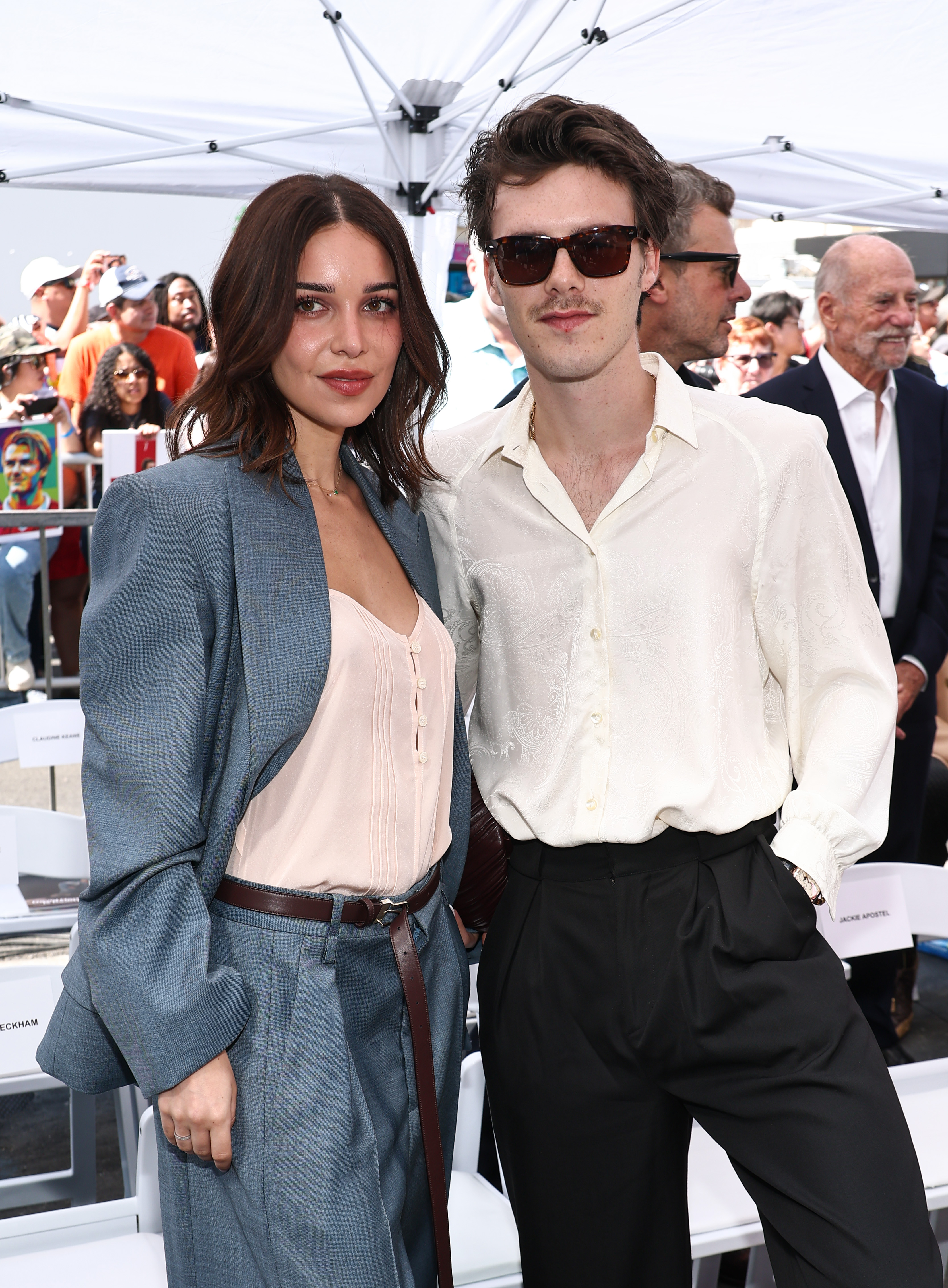 Jackie Apostel and Cruz Beckham.