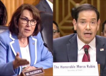 ‘Gonna slander me!’ Rubio loses it after Dem calls him out for partying with Trump