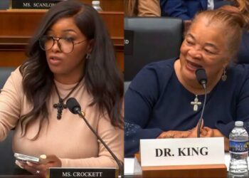 Jasmine Crockett gets into a heated clash with MLK’s right-winger niece