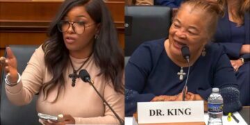 Jasmine Crockett gets into a heated clash with MLK’s right-winger niece