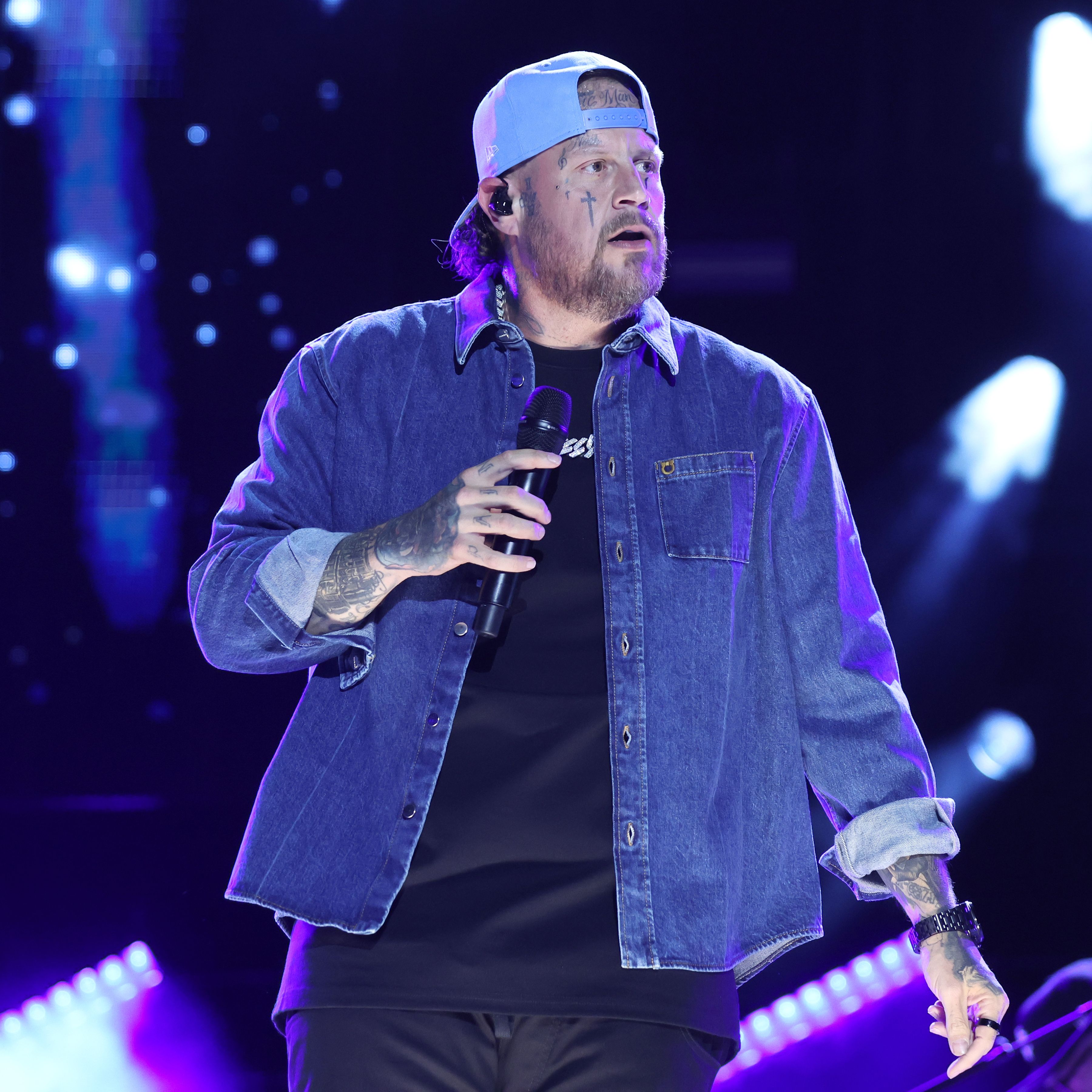 Jelly Roll performing on stage at CMA Fest 2026.