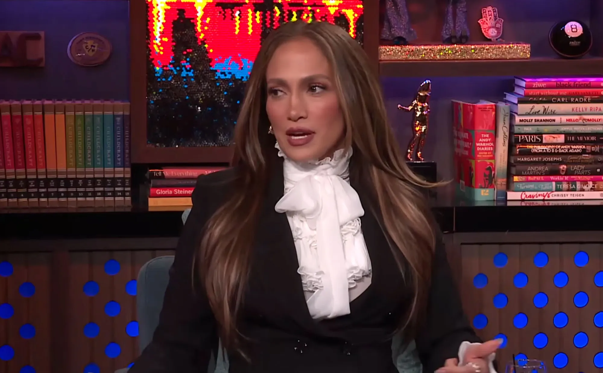Jennifer Lopez on Watch What Happens Live.