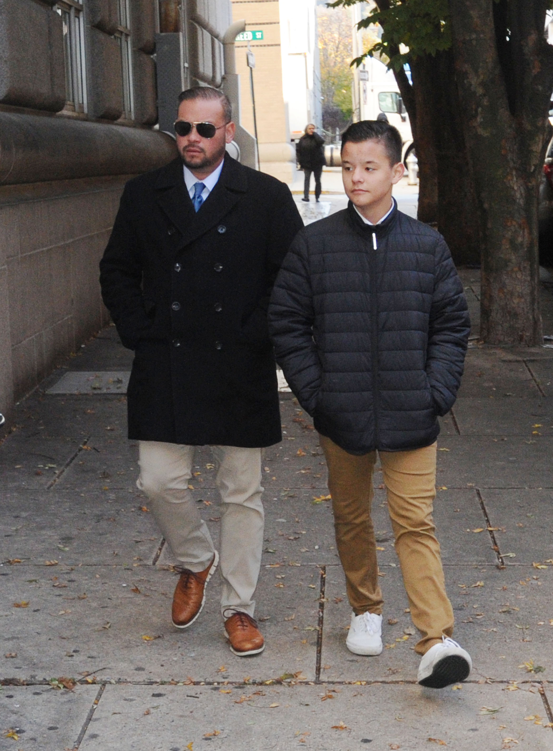 Jon Gosselin and son Collin Gosselin head to court.