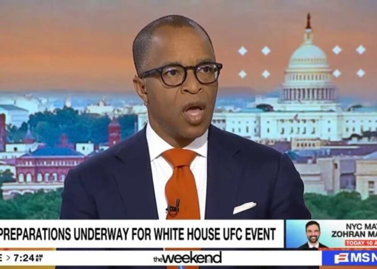 ‘This has never happened’: News host alarmed by ‘highly unusual’ detail of Trump UFC event