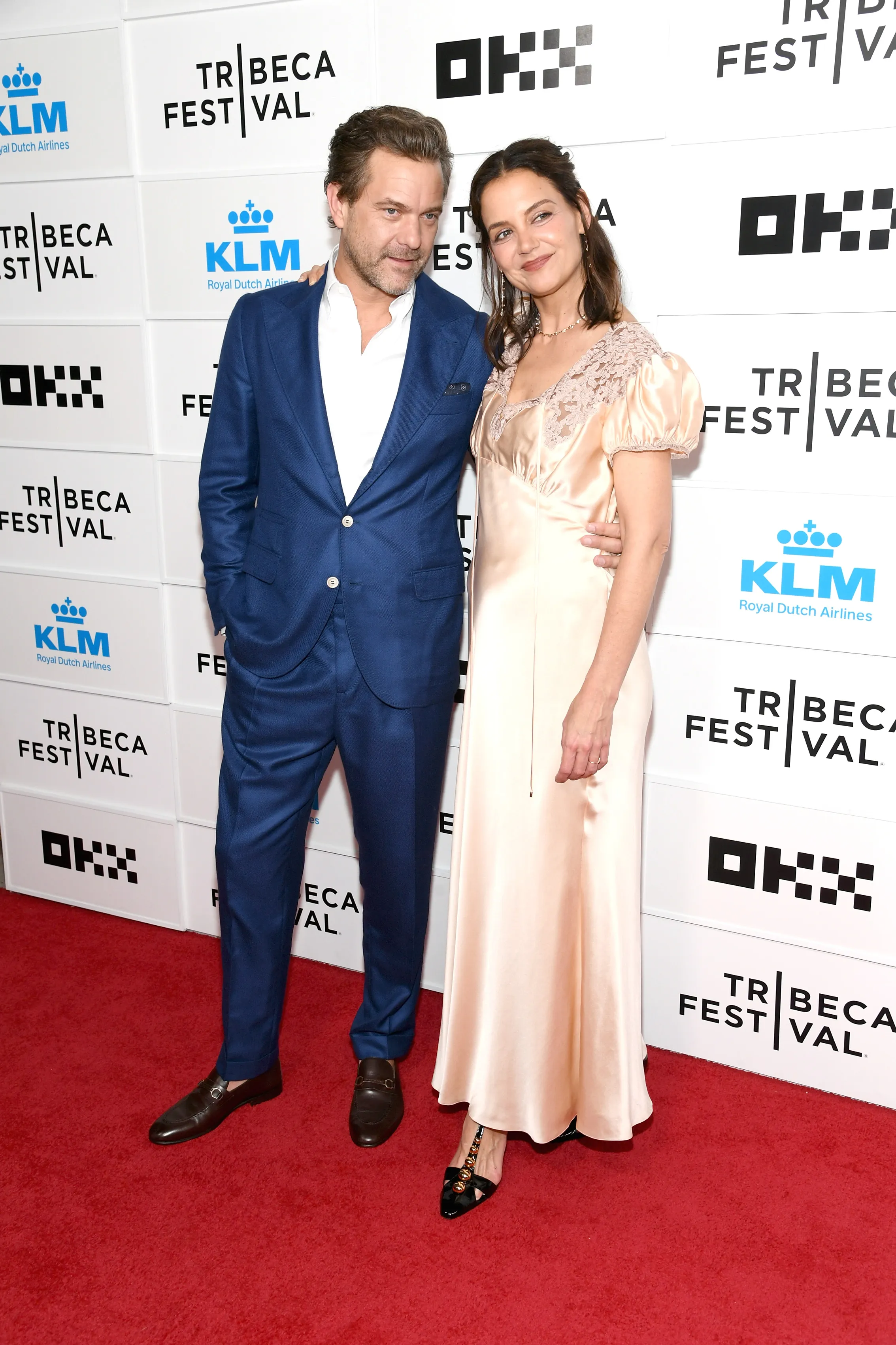 Joshua Jackson and Katie Holmes at the 
