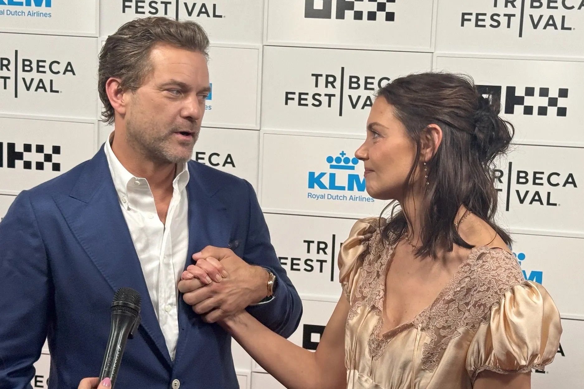 Joshua Jackson and Katie Holmes at the 