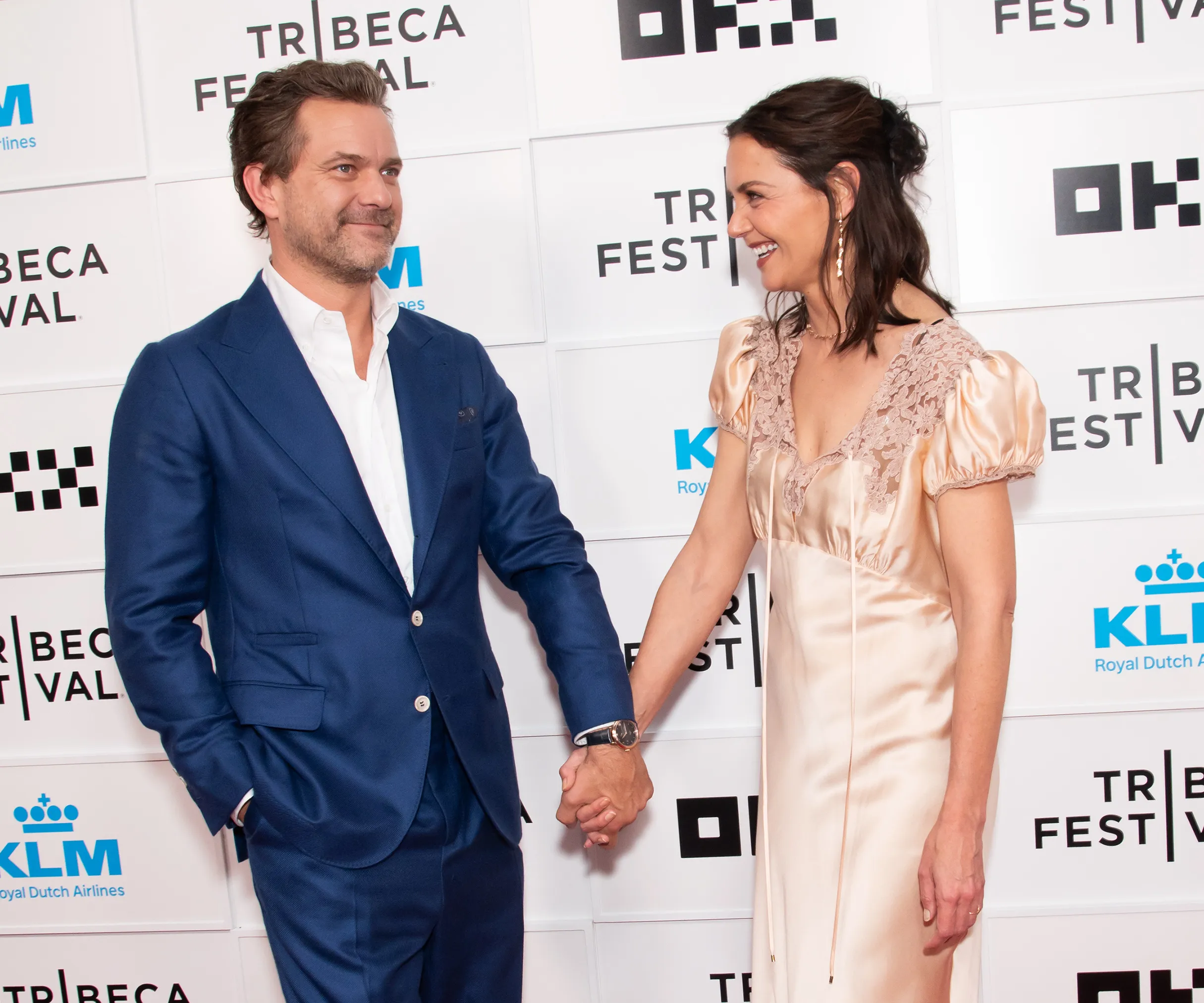Joshua Jackson and Katie Holmes at the 