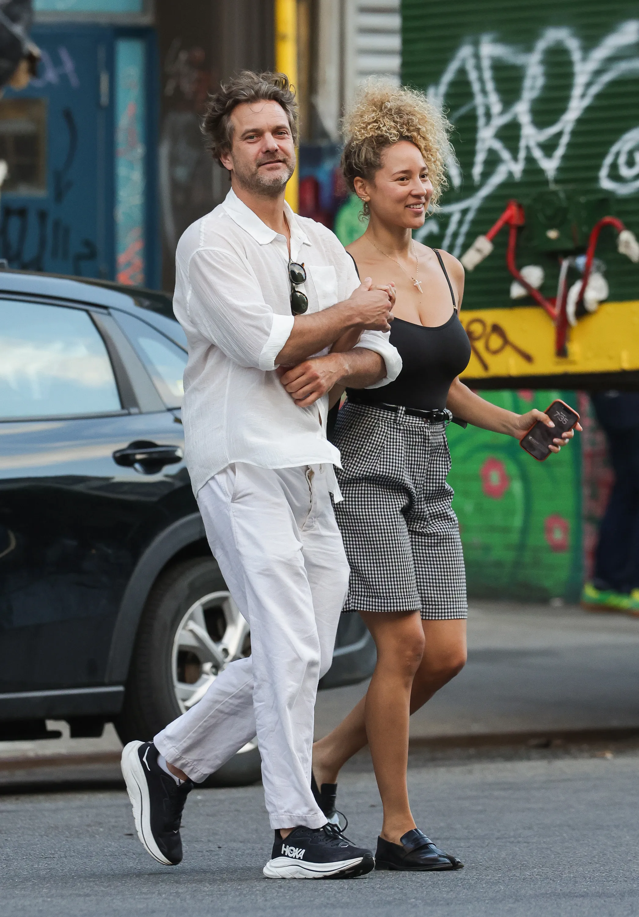 Joshua Jackson seen holding hands with model Olivia Burgess in New York City on Sunday