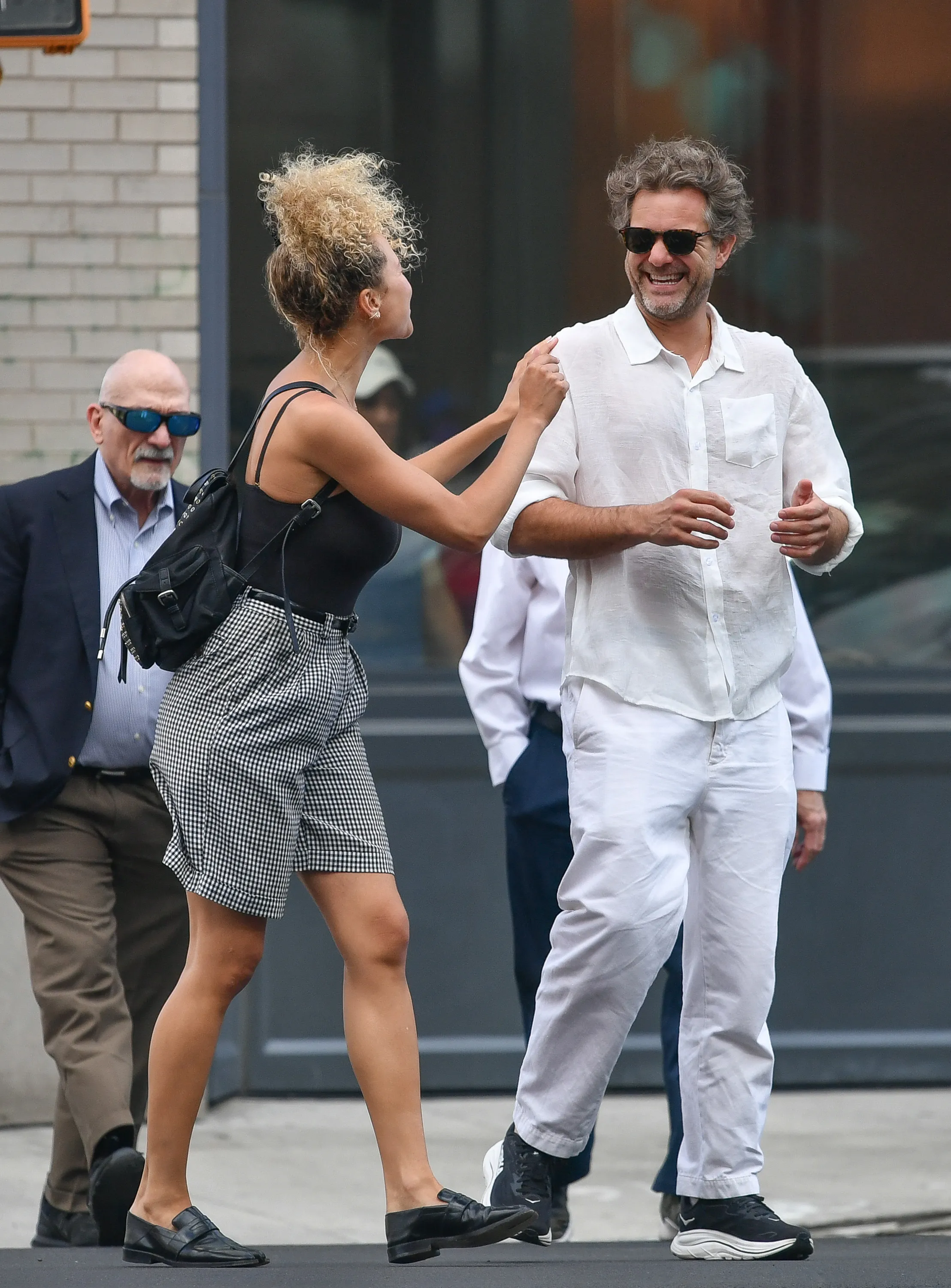 Joshua Jackson seen holding hands with model Olivia Burgess in New York City on Sunday