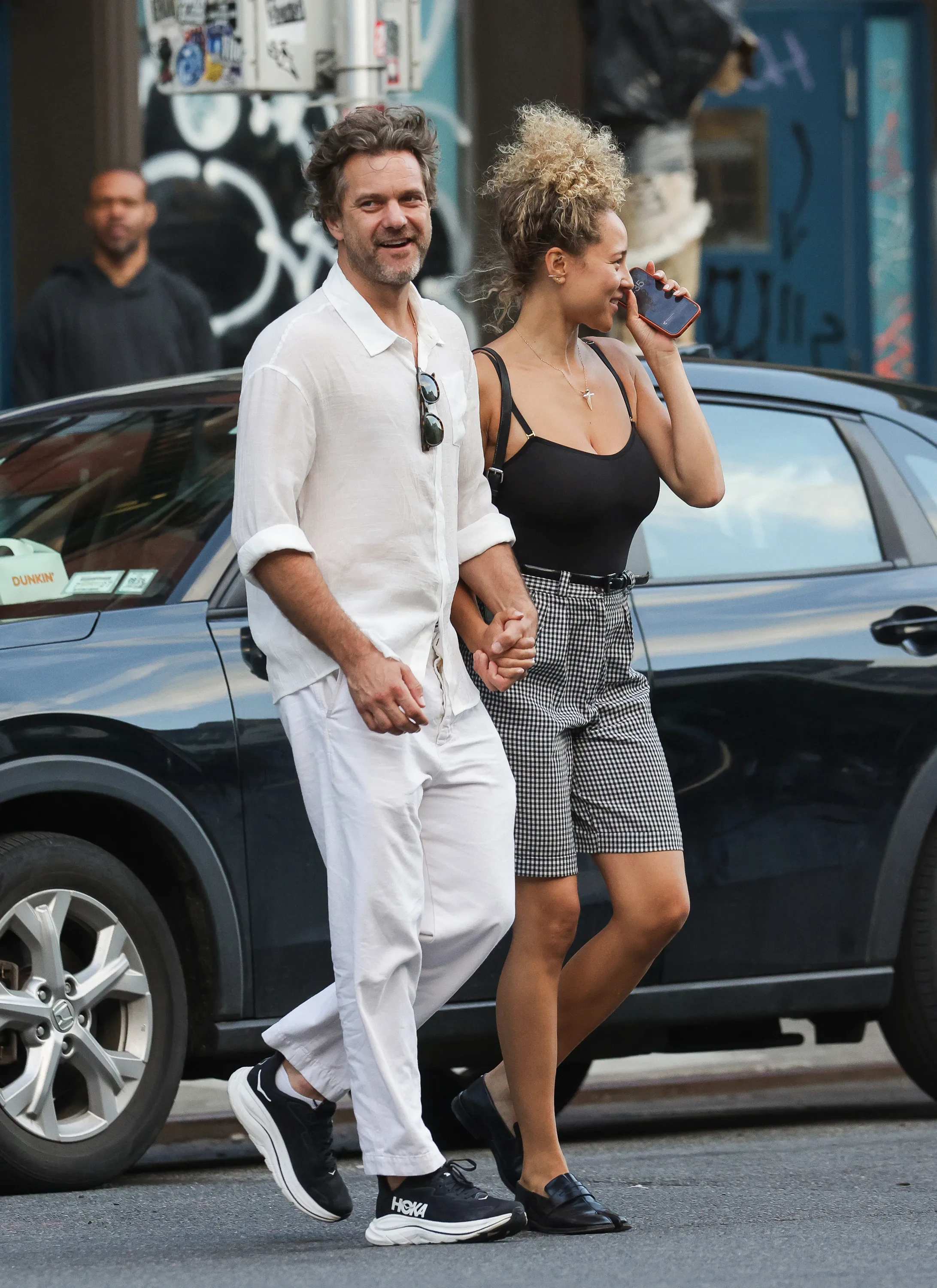 Joshua Jackson seen holding hands with model Olivia Burgess in New York City on Sunday