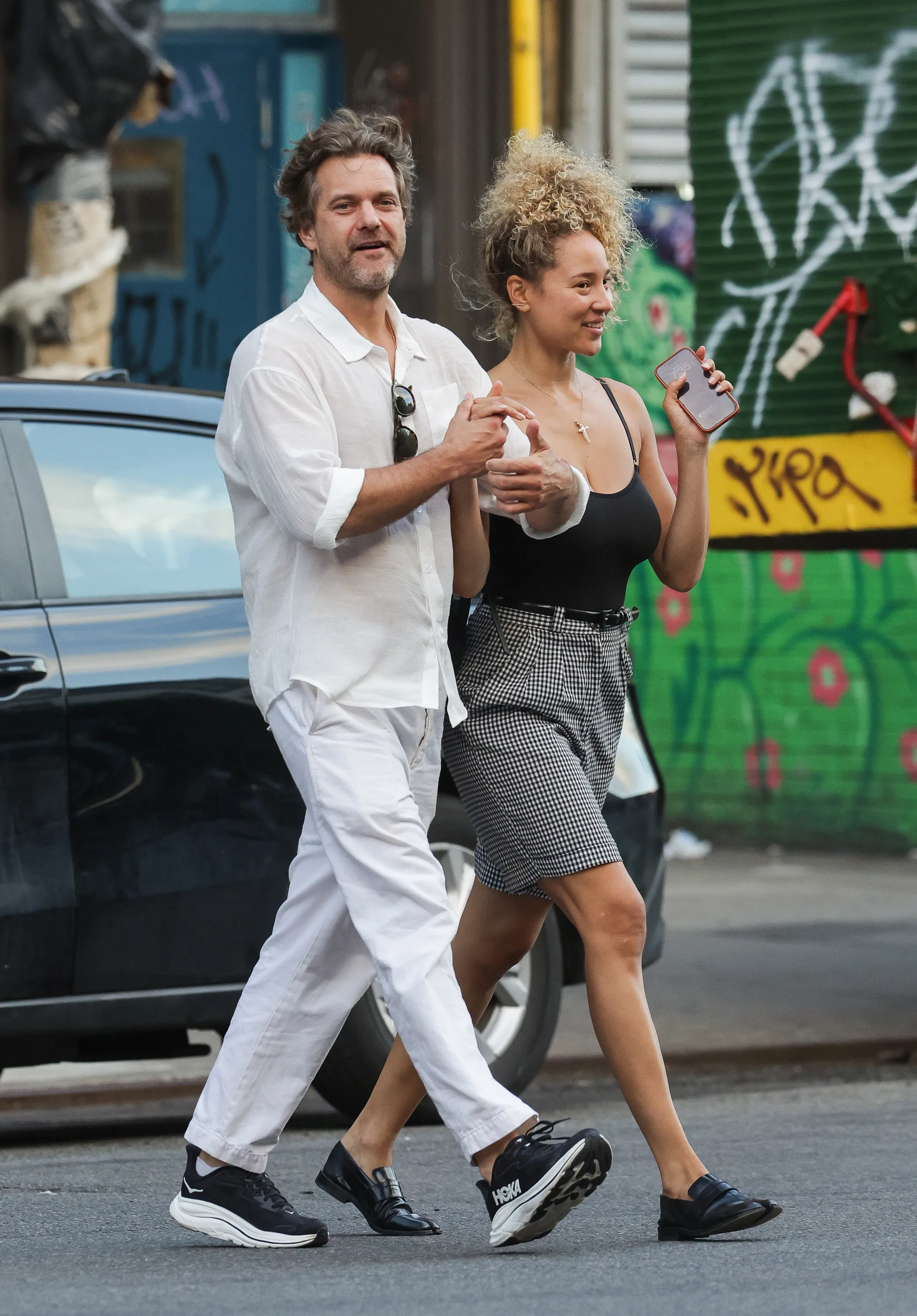 Joshua Jackson seen holding hands with model Olivia Burgess in New York City on Sunday