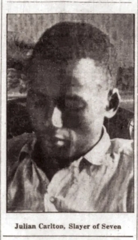 Photo of Julian Carlton, a servant hired by Frank Lloyd Wright, who committed a mass murder at Wright's Taliesin estate.