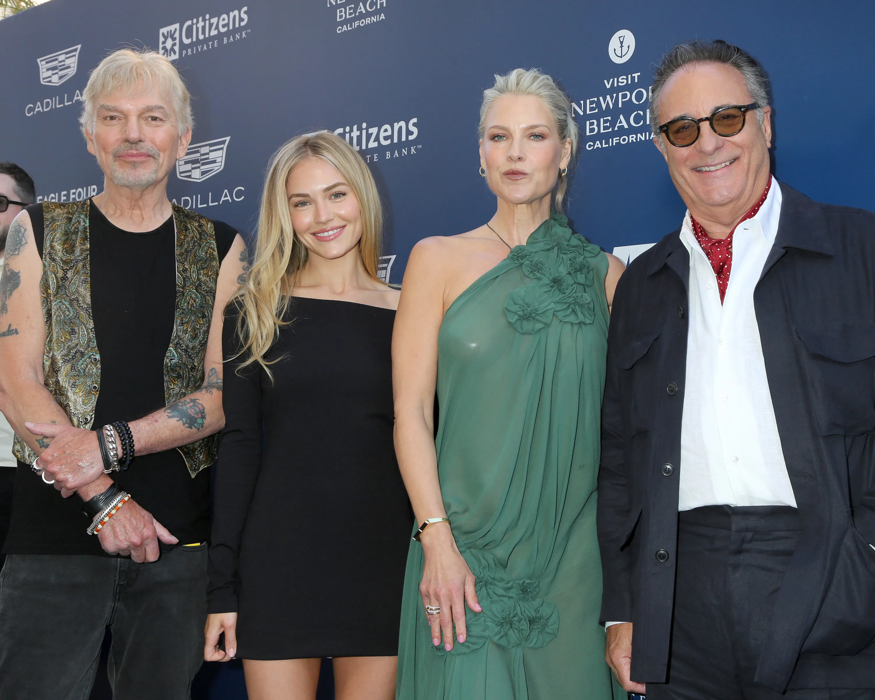 Billy Bob Thornton, Michelle Randolph, Ali Larter, Andy Garcia attend the Newport Beach TV Festival on June 6, 2026.