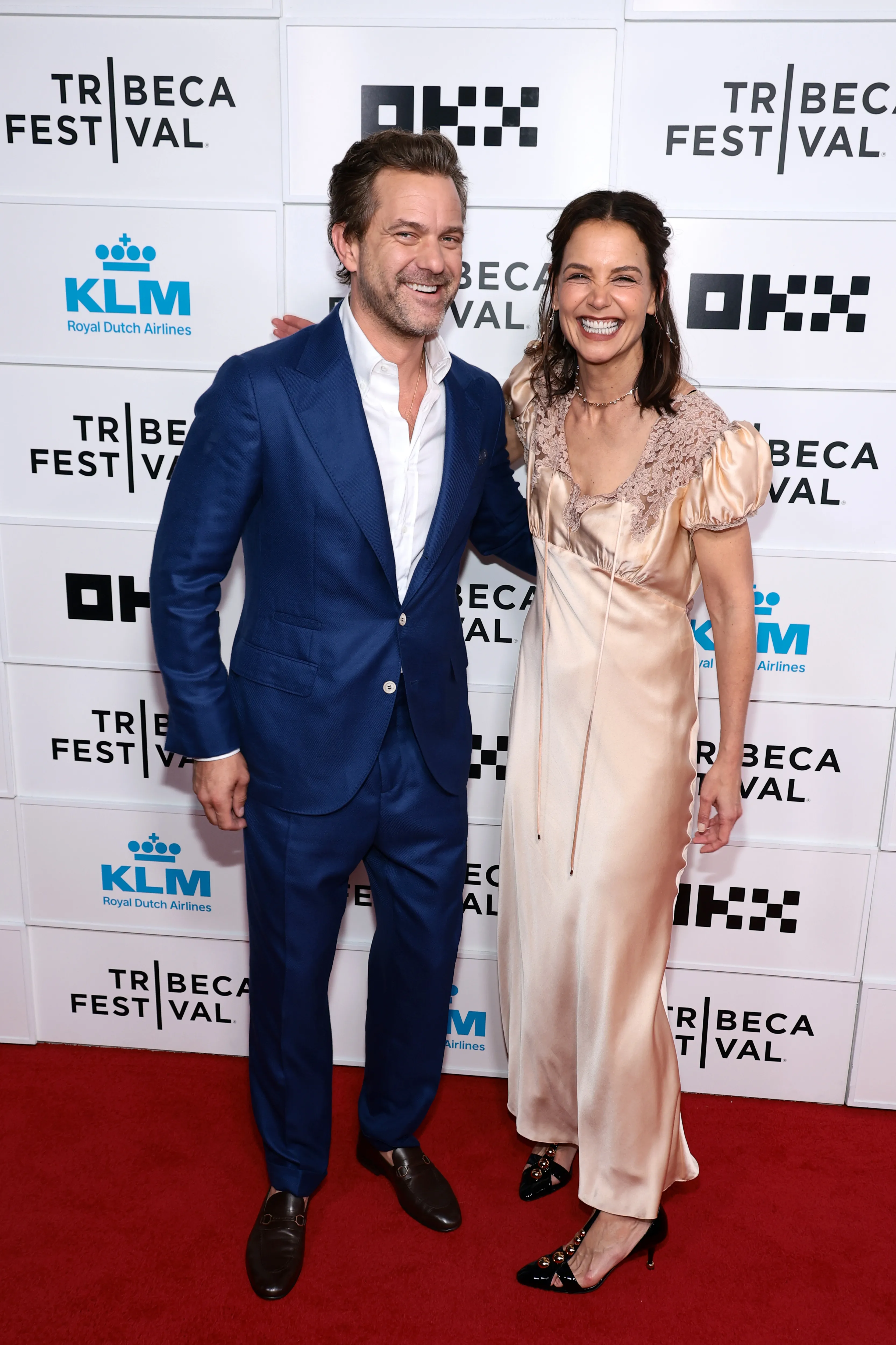 Joshua Jackson and Katie Holmes at the 