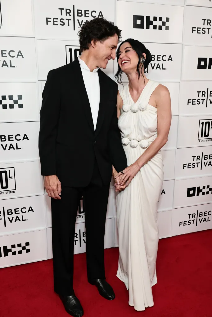 Katy Perry and Justin Trudeau at