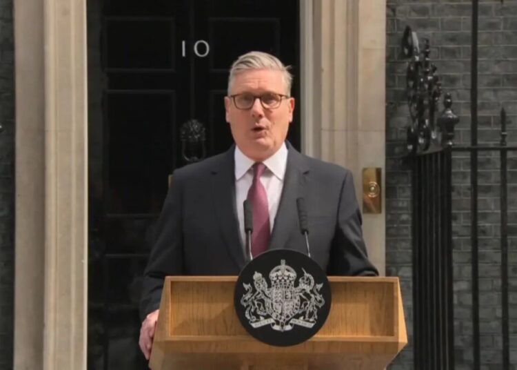 UK Prime Minister Keir Starmer announces he will resign