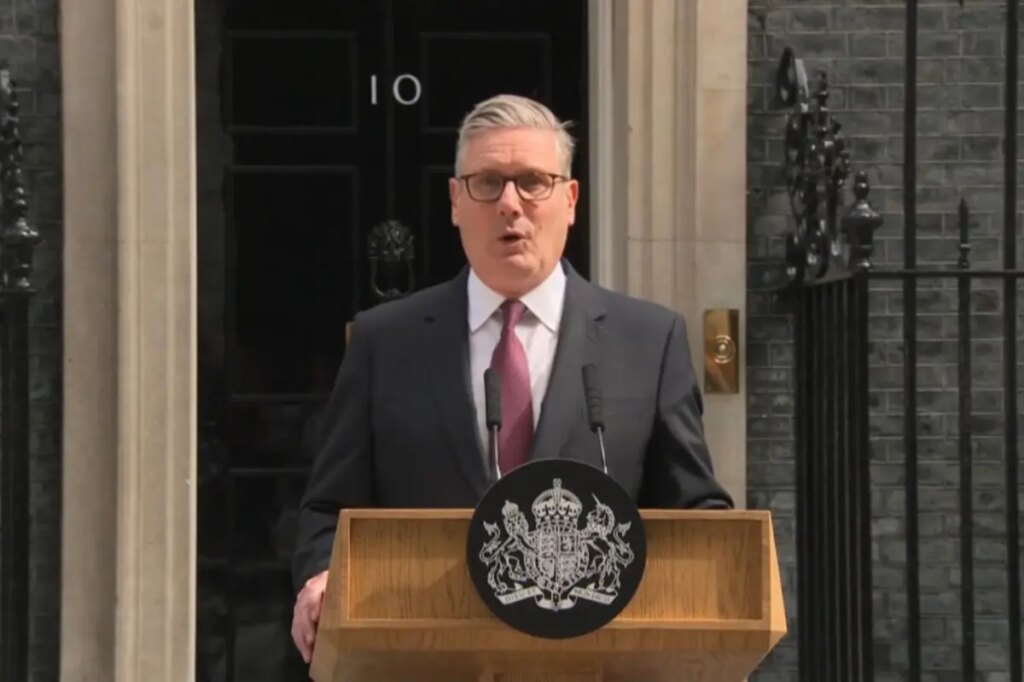 UK Prime Minister Keir Starmer announces he will resign