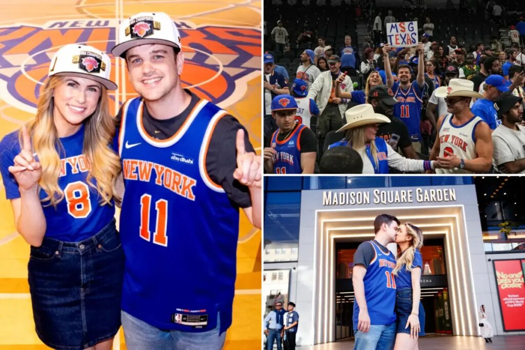 Knicks championship win caps a love story for couple who are bitter rivals in other sports