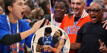 Prince Harry, Timothée Chalamet and more celebs celebrate Knicks’ NBA championship