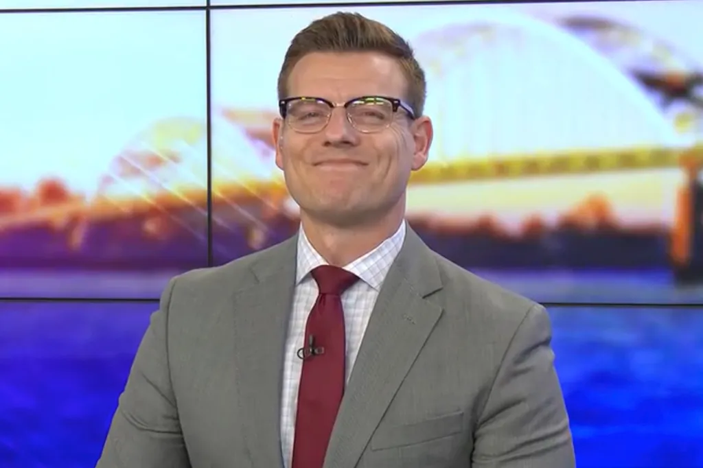 KWQC TV6 morning anchor Dustin Nolan.