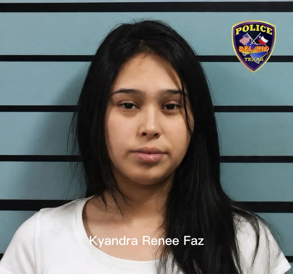 Mugshot of Kyandra Renee Faz, one of three arrested in a homicide investigation.