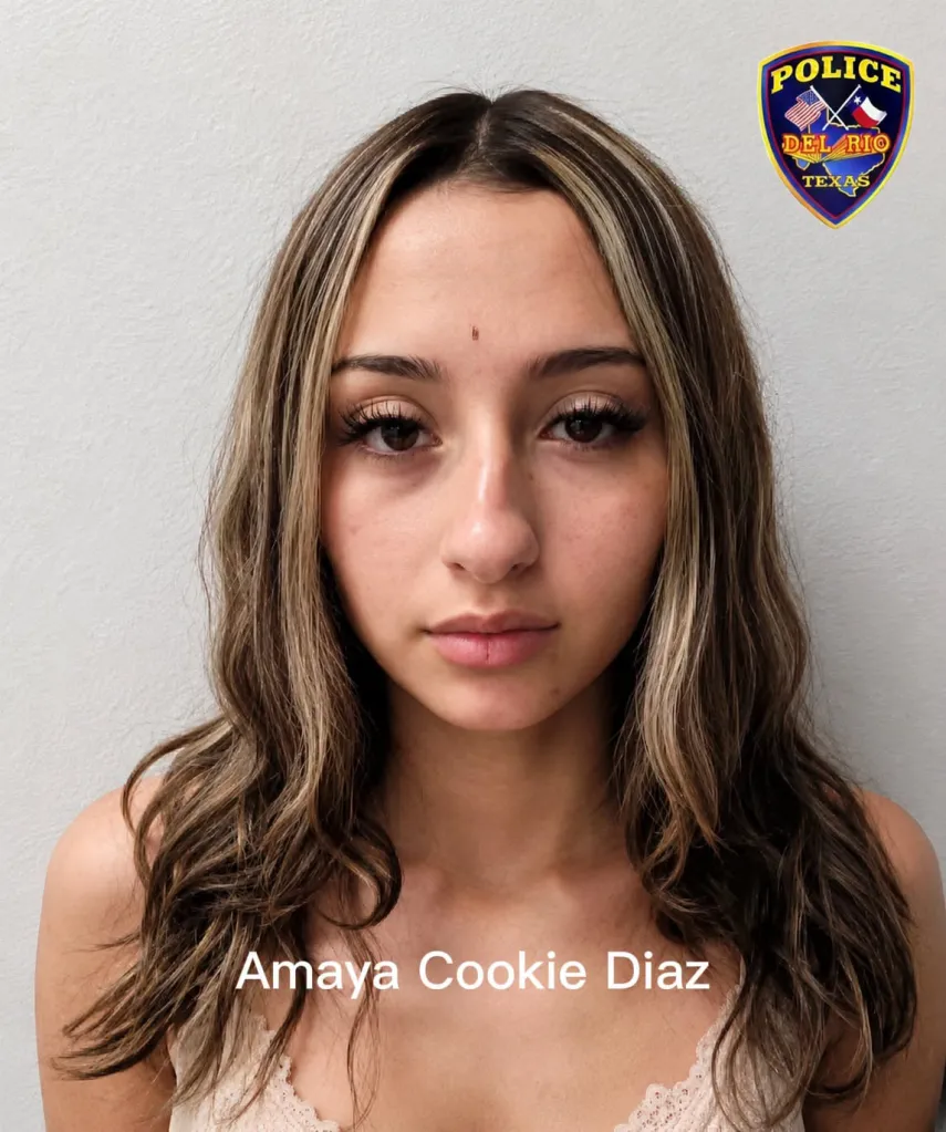 Mugshot of Amaya Cookie Diaz.